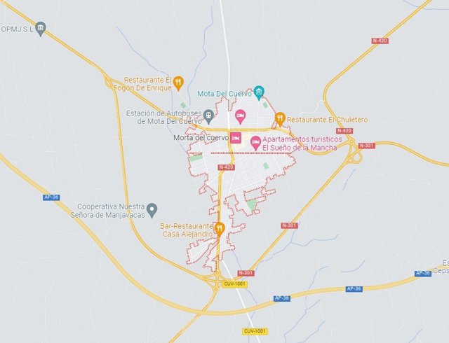 Mota del Cuervo.