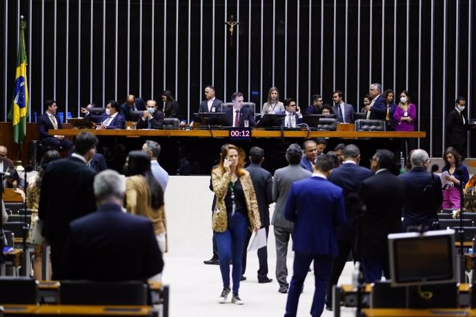 Sesión del Congreso de Brasil en el Pleno de la Cámara