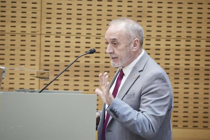 Archivo - El consejero de Universidad, Innovación y Transformación Digital del Gobierno de Navarra, Juan Cruz Cigudosa.