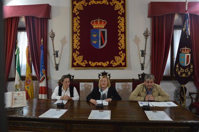 Imagen de la rueda de prensa de este viernes.