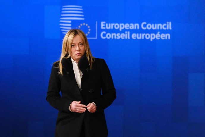 La primera ministra de Italia, Giorgia Meloni.