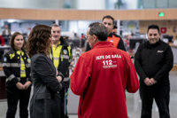 Ayuso supervisa el dispositivo especial de seguridad y emergencias de la Comunidad para estas Navidades