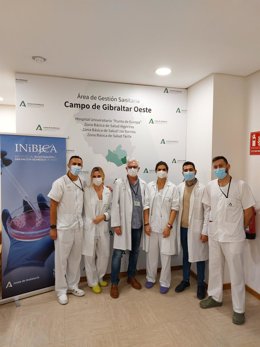 Equipo de investigación del Hospital Punta de Europa, en Algeciras (Cádiz)