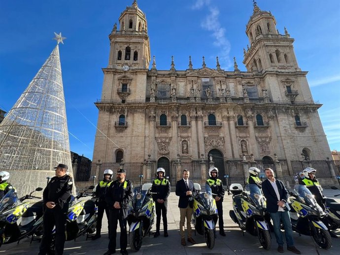 Presentación de las nuevas motos de la Policía Local.