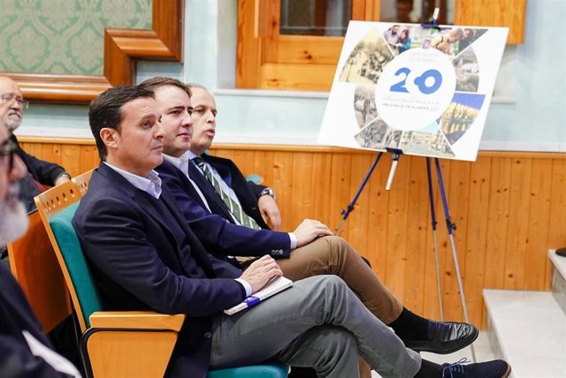 El presidente de la Diputación de Almería, Javier Aureliano García, asiste a uno de los actos por el Bicentenario de la Diputación de Almería.