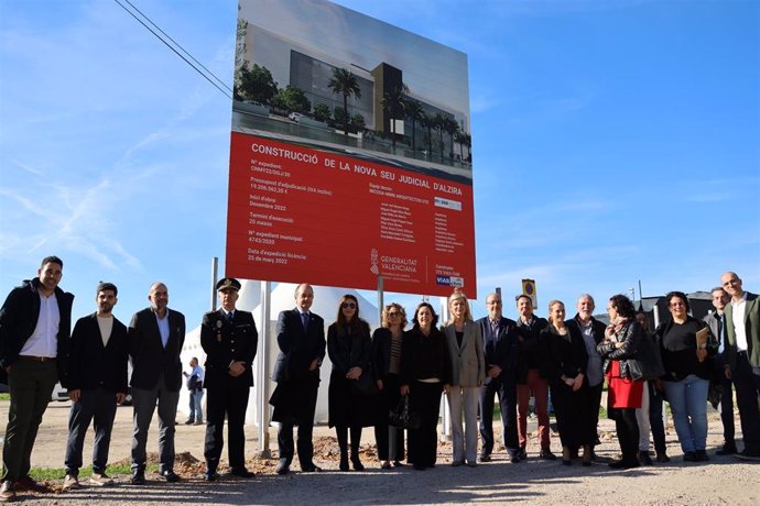 Gabriela Bravo anuncia que las obras del nuevo Palacio de Justicia de Alzira empezarán el próximo 1 de enero