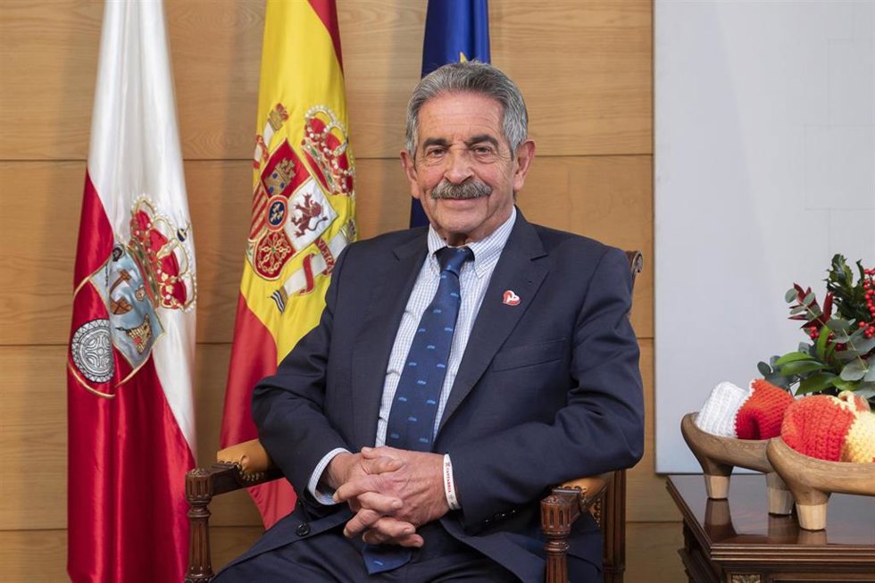 El presidente de Cantabria, Miguel Ángel Revilla, en su tradicional discurso de Navidad