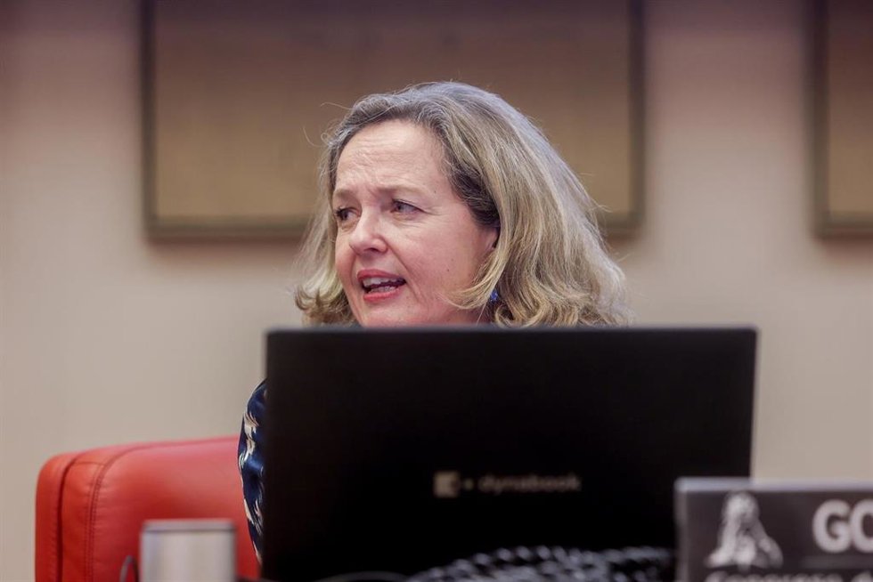La vicepresidenta primera del Gobierno y ministra de Asuntos Económicos y Transformación Digital, Nadia Calviño.