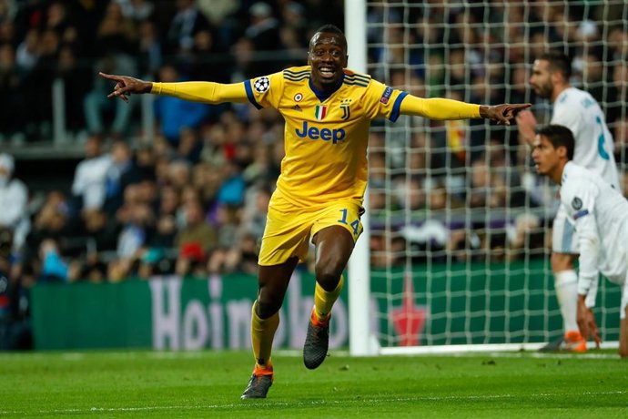 Archivo - Blaise Matuidi celebra un gol con la Juventus en el Santiago Bernabéu