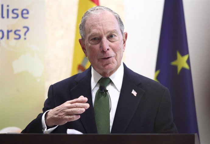 Archivo - El ex alcalde de Nueva York y fundador de Bloomberg, Michael Bloomberg durante su intervención en una conferencia sobre financiación del Acuerdo París: `¿cómo movilizar a los inversores privados?, en la novena jornada de la Cumbre del Clima (CO