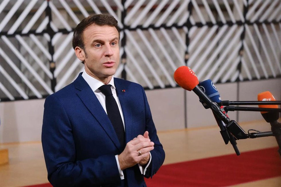 El presidente francés, Emmanuel Macron