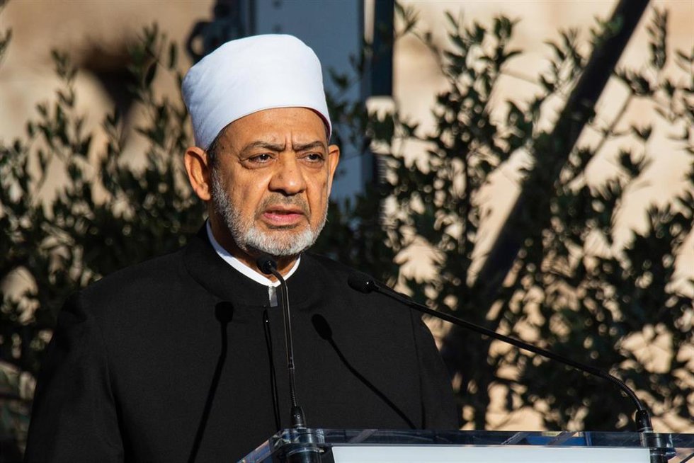 El gran imán de la Universidad de Al Azhar, Ahmed el Tayeb