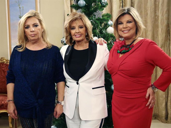 CARN BORREGO, MARÍA TERESA Y TERELU CAMPOS EN IMAGEN DE ARCHIVO