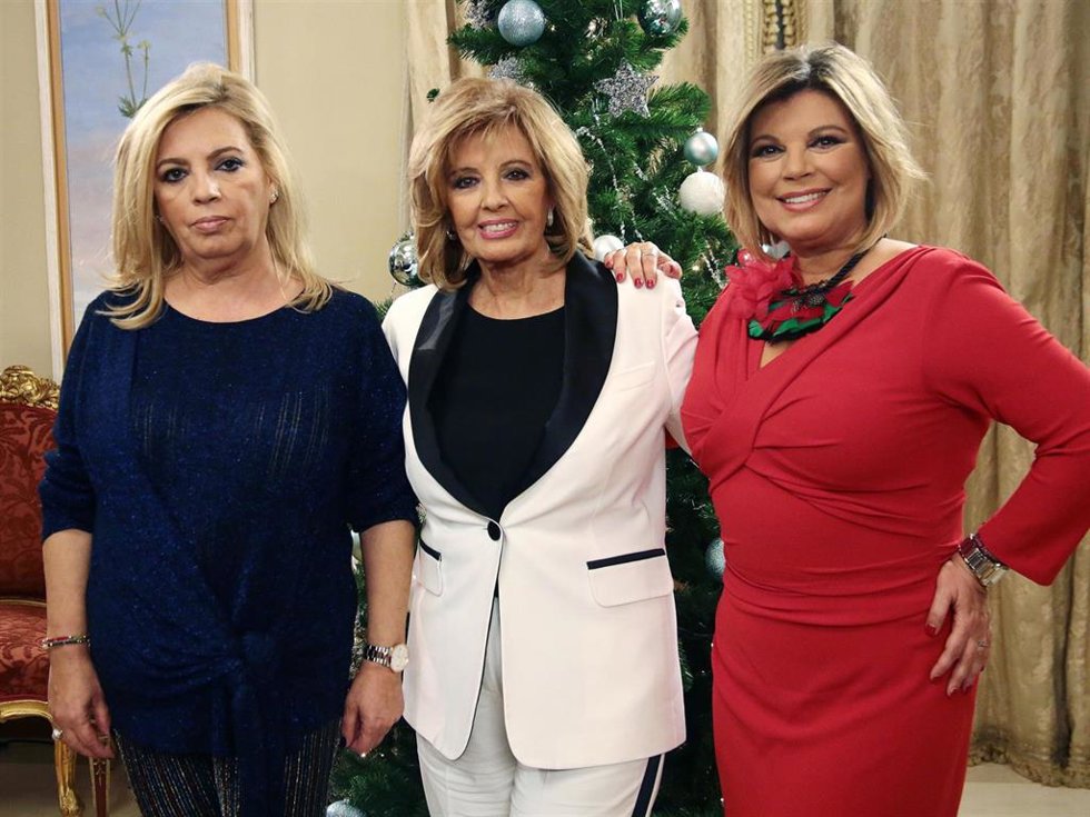 CARN BORREGO, MARÍA TERESA Y TERELU CAMPOS EN IMAGEN DE ARCHIVO