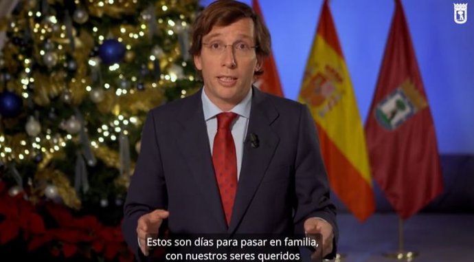 El alcalde de Madrid, José Luis Martínez-Almeida, felicita la Navidad a los madrileños y un 2023 lleno "de logros y triunfos"