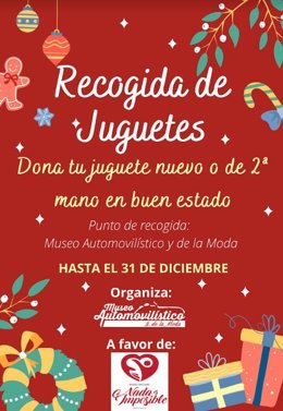 Cartel de la campaña 'Recogida de Juguetes' a favor de la asociación Nada Es Imposible
