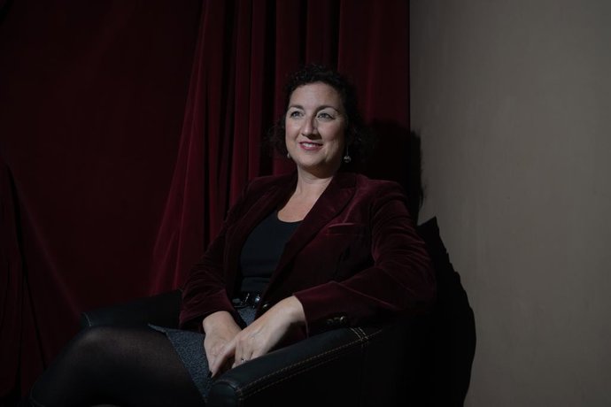 La portaveu del PSC en el Parlament, Alícia Romero, posa durant una entrevista per a Europa Press en la Cmera catalana.