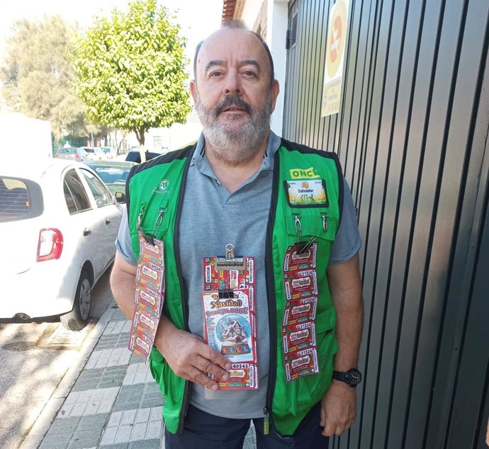 El vendedor de la ONCE Salvador Gil