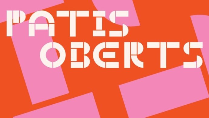 Logo del programa municipal Patis Escolars Oberts, impulsado por el Ayuntamiento de Barcelona