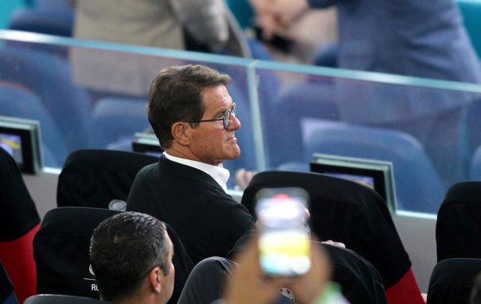 Archivo - Fabio Capello presenciando un partido de la Eurocopa 2020