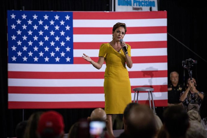 Archivo - La excandidata republicana a la Gobernación de Arizona Kari Lake.