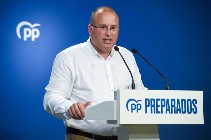 Archivo - El vicesecretario de Organización Territorial del Partido Popular, Miguel Tellado