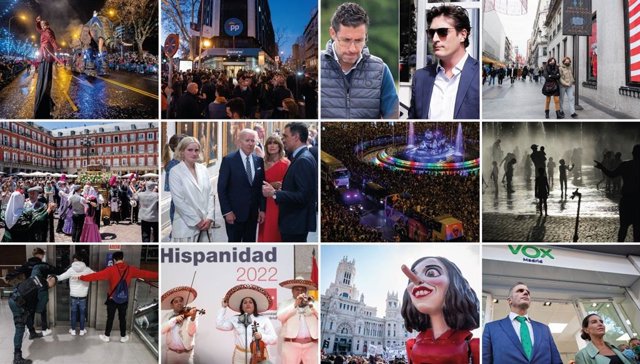 Recopilatorio de fotos de la Comunidad de Madrid durante 2022.