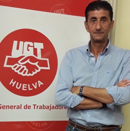 Archivo - El secretario general de UGT Huelva, Sebastián Donaire.
