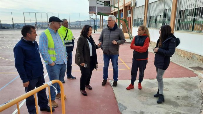 Visita a las obras del PFEA en Huércal de Almería