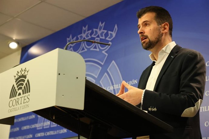 Rueda de prensa del secretario general del PSOECyL, Luis Tudanca