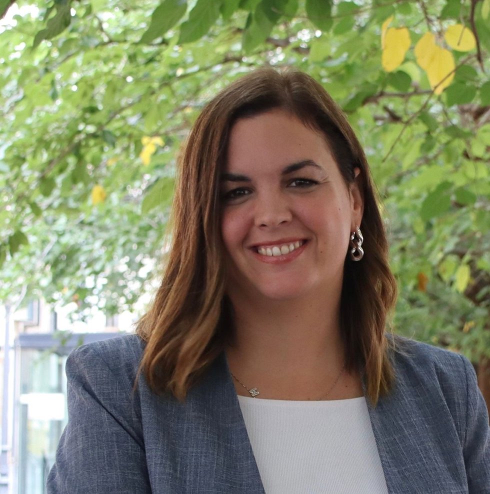 La vicealcaldea de Valncia, portavoz socialista en su ayuntamiento y candidata del PSPV-PSOE a la Alcaldía, Sandra Gómez.