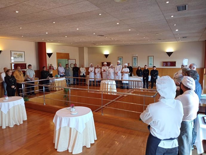 Imagen de la actividad formativa de la Escuela de Hostelería de Cádiz.