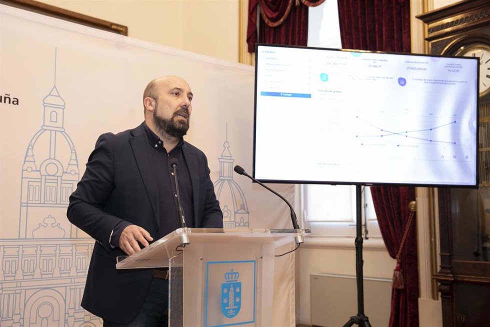 El portavoz del gobierno local de A Coruña y secretario xeral de Organización del PSdeG, José Manuel Lage