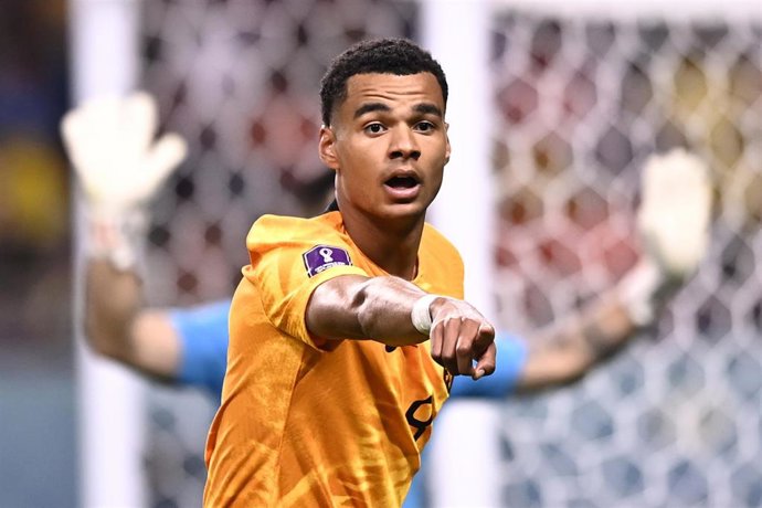 Archivo - El jugador de la selección de Países Bajos Cody Gakpo