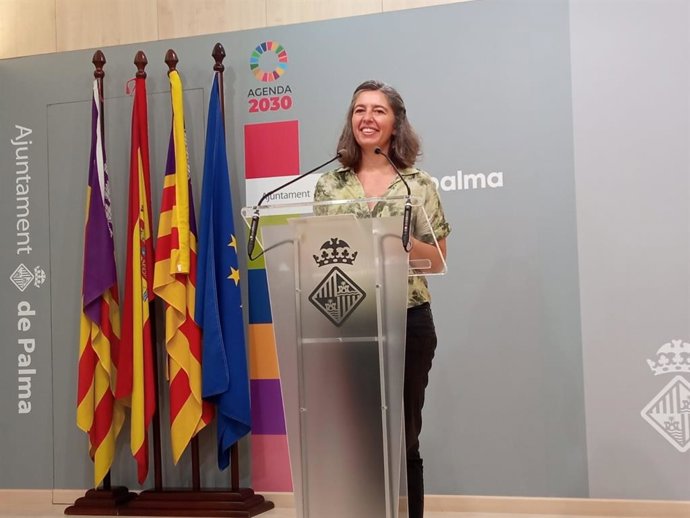 Archivo - La regidora de Modelo de Ciudad, Vivienda Digna y Sostenibilidad, Neus Truyol, en una rueda de prensa.