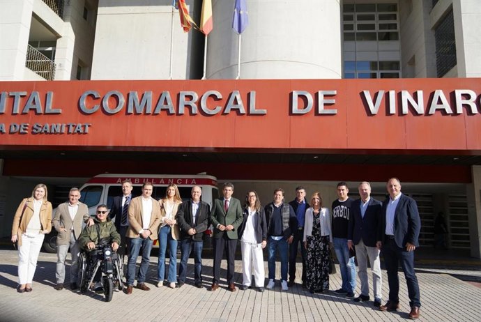 Visita de Carlos Mazón al Hospital de Vinars