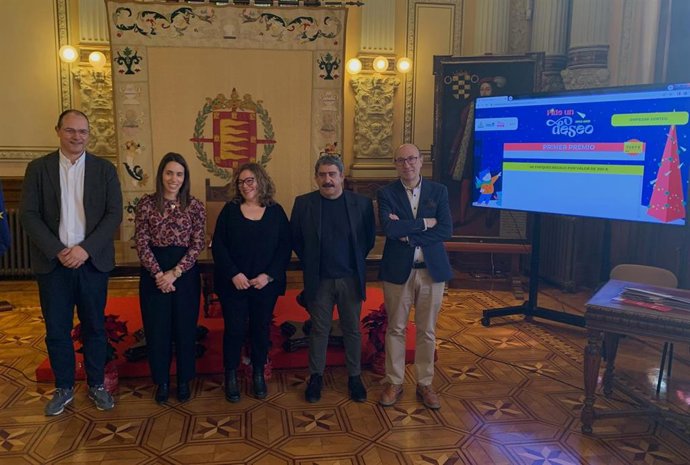Acto de los premios de Navidad del Ayuntamiento de Valladolid.