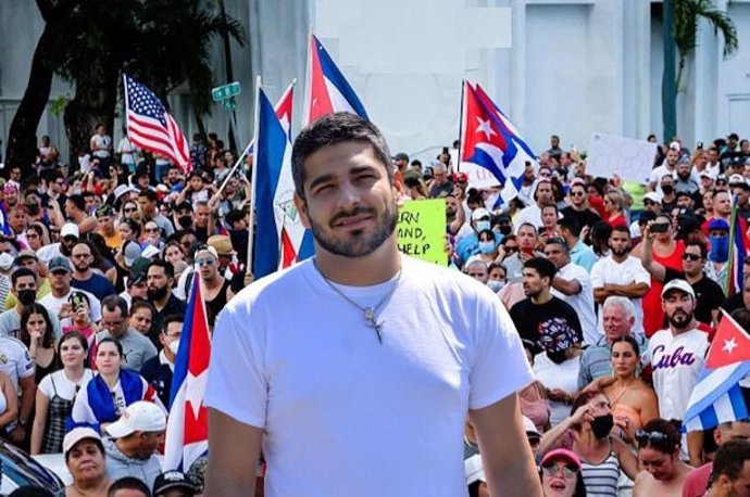 Cubanos en Miami.