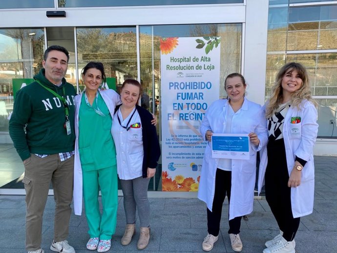 Acreditación del hospital de Loja como espacio libre de humo