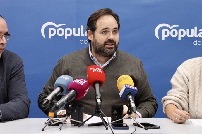 El presidente del Partido Popular de Castilla-La Mancha, Paco Núñez, en Cuenca.