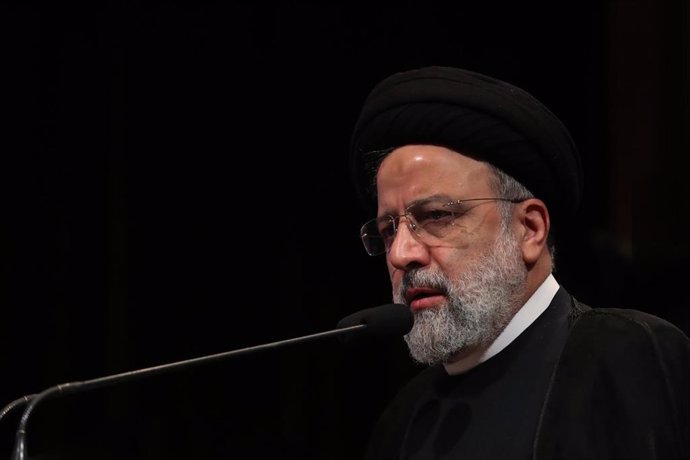 Archivo - El presidente iraní, Ebrahim Raisi