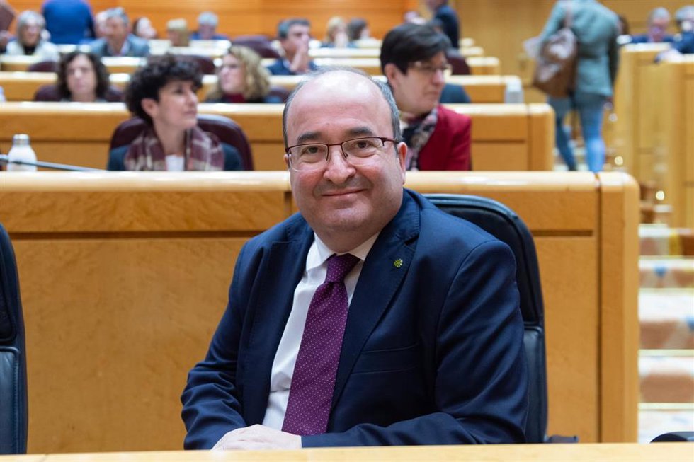 El ministro de Cultura y Deporte, Miquel Iceta