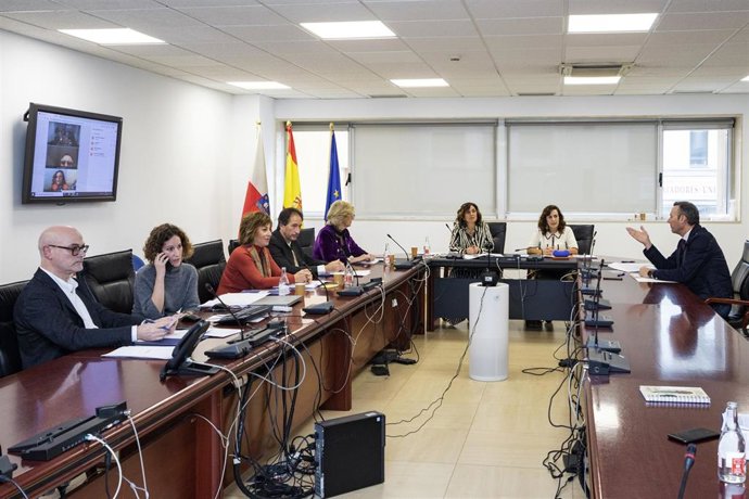 Reunión por videoconferencia de la comisión de transferencias Estado-Cantabria