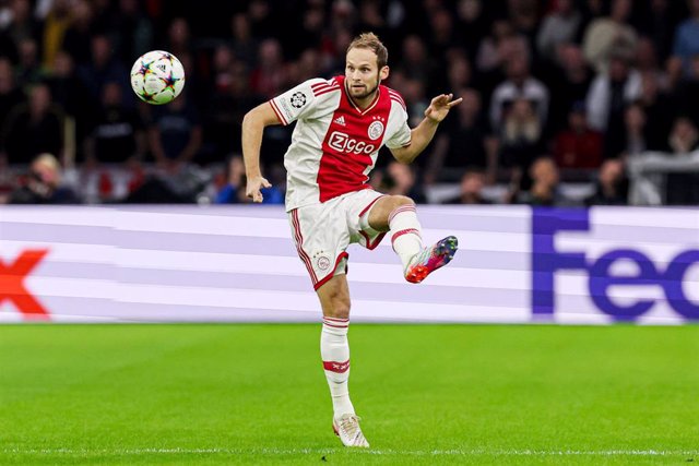 Archivo - El jugador neerlandés Daley Blind, en el Ajax.