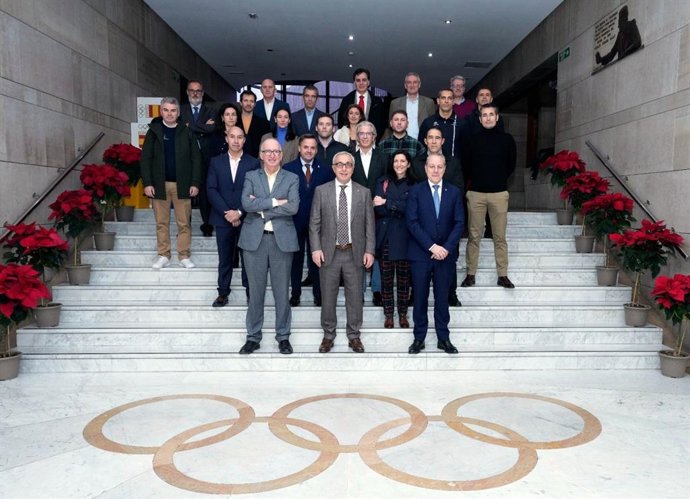 Alejandro Blanco (centro) junto a Francisco V.Blázquez y Juan Miguel Gómez
