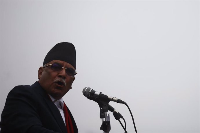 El primer ministro de Nepal, Pushpa Kamal Dahal.