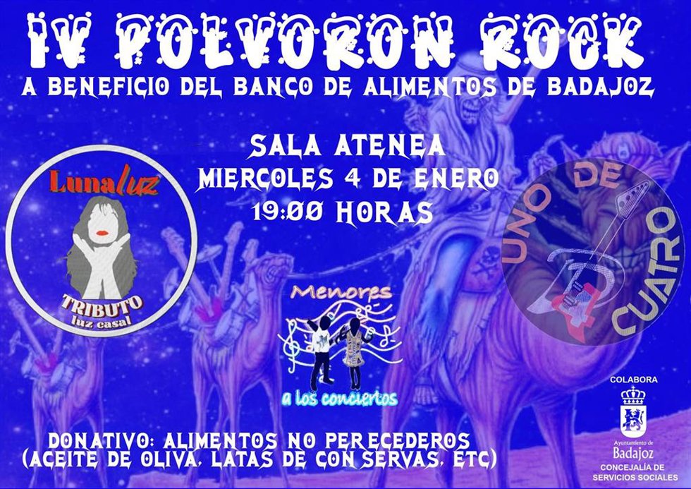 Cartel del IV Polvorón Rock