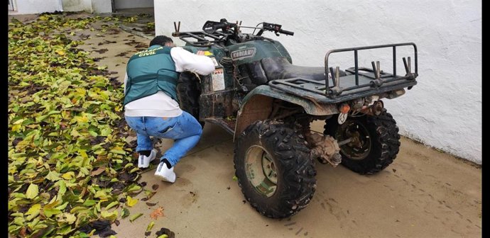 Quad recuperado por la Guardia Civil
