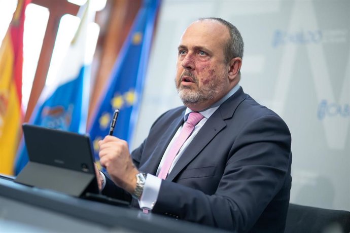 Archivo - El coordinador autonómico de Cs en Canarias, Enrique Arriaga