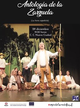 Cartel del espectáculo de zarzuela